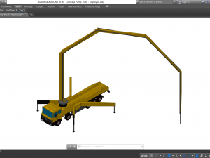 Concrete Pump Truck - Revit Family Model 3D