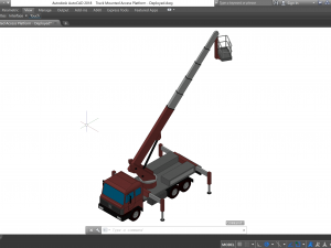 Truck-Mounted Access Platform - Revit Family 3D-Modell