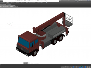 Truck-Mounted Access Platform - Revit Family 3D-Modell