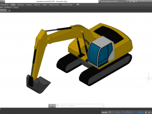 Excavator - Revit Family 3D मॉडल
