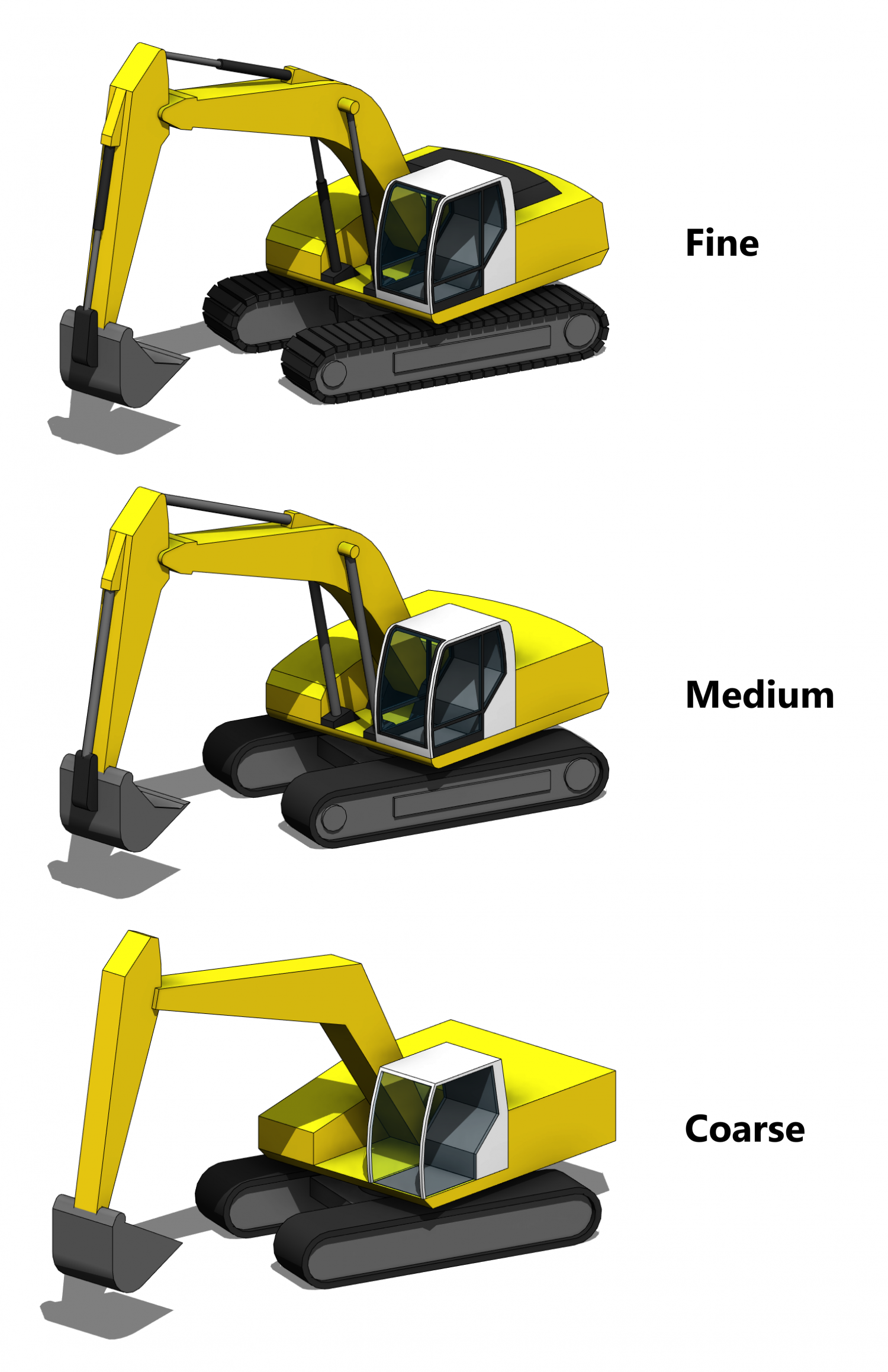 Excavator - Revit Family 3D Модель in Машины 3DExport