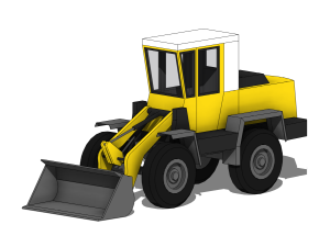 Wheel Loader - Revit Family 3D 模型