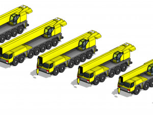 Construction Heavy Equipment Pack - Revit Family Collection 3D-Modell