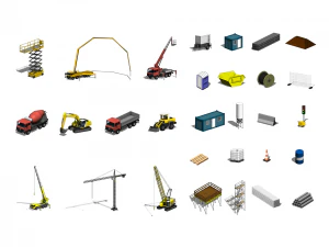 建筑巨型包 - Revit Family Collection 3D 模型