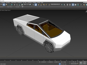 Tesla Cybertruck - Parametric Revit Family Modèle 3D