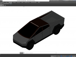 Tesla Cybertruck - Parametric Revit Family Modèle 3D