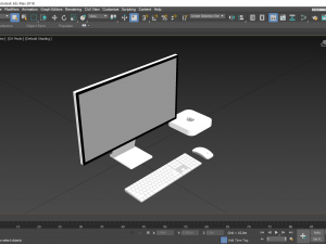 Apple Mac Mini Workstation - Revit Family 3D 模型