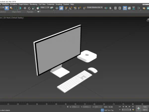 Apple Mac Mini Workstation - Revit Family 3D Model