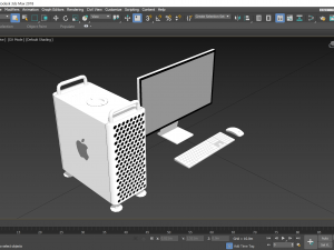 Apple Mac Pro Workstation - Revit Family 3D Model