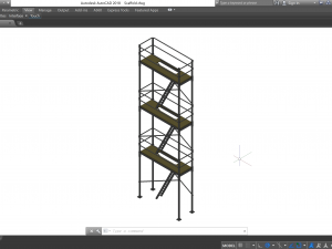 Scaffold - Revit Family 3D 모델