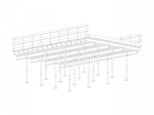 Concrete Slab Formwork - Revit Family 3D-Modell