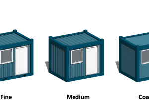 Office Container 10ft - Revit Family 3D-Modell