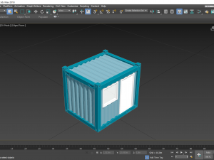 Office Container 10ft - Revit Family 3D-Modell