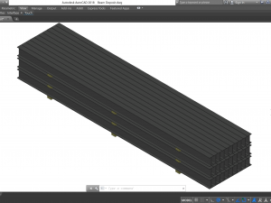 Beam Deposit - Revit Family 3D Model