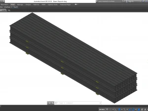 Beam Deposit - Revit Family 3D Model
