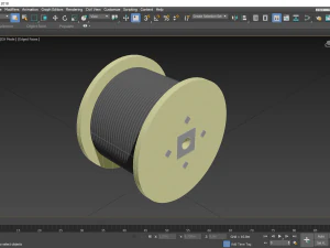 Cable Drum - Revit Family 3D Model