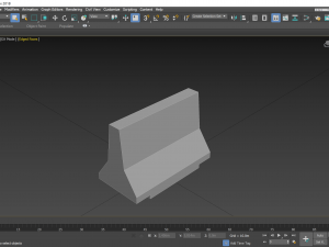 Jersey Barrier - Revit Family 3D Model