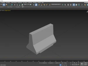 Jersey Barrier - Revit Family 3D Model