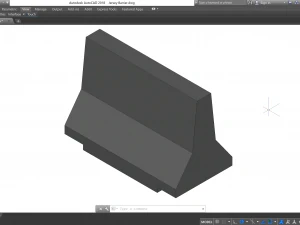 Jersey Barrier - Revit Family 3D Model