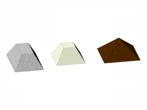 Material Stockpile - Revit Family 3D Model