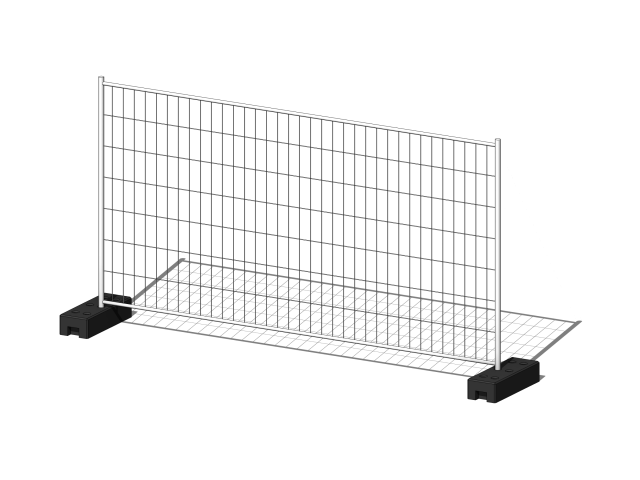Mobile Fence - Revit Family 3Dモデル .c4d .max .obj .3ds .fbx .stl .blend 