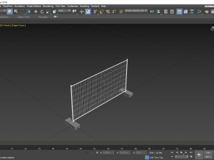 Mobile Fence - Revit Family 3Dモデル