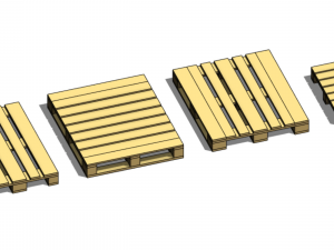 Pallet - Revit Family 3D-Modell