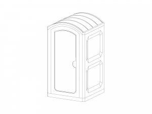Portable Toilet - Revit Family 3Dモデル