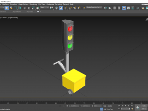 Portable Traffic Lights - Revit Family 3D 모델