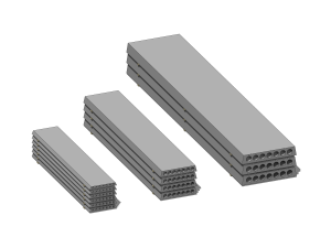Precast Slab Deposit - Revit Family 3D 模型