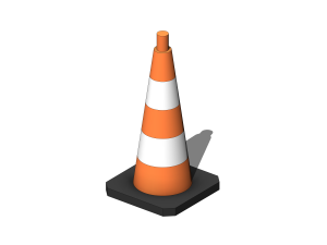 Traffic Cone - Revit Family 3Dモデル