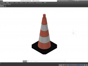 Traffic Cone - Revit Family 3D 모델