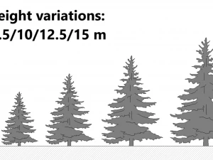 Tree Graphic Symbols - Revit Family Collection 3D Model