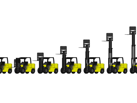 Forklift - Revit Family 3D मॉडल