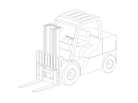 Forklift - Revit Family 3D मॉडल