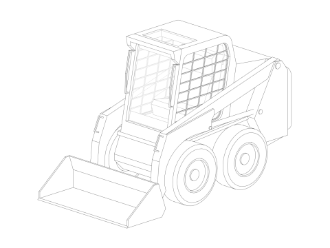 Skid-Steer-Loader - Revit Family 3Dモデル