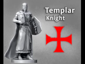 Tapınak Şövalyesi 3D Baskı Modeli