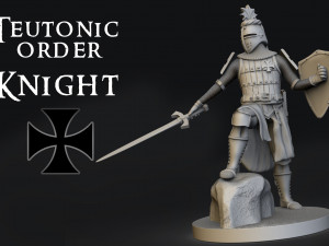 teutonic order knight 3D Print Model