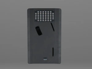 Metal shockproof shield 3D Model