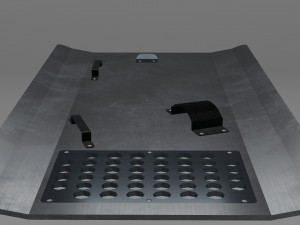 Metal shockproof shield 3D Model