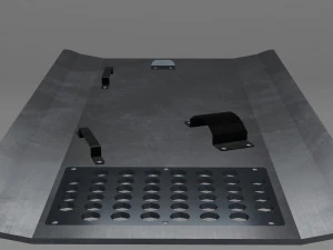 Metal shockproof shield 3D Model