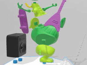 Denver the last dinosaur - fanart - 3D Print Model