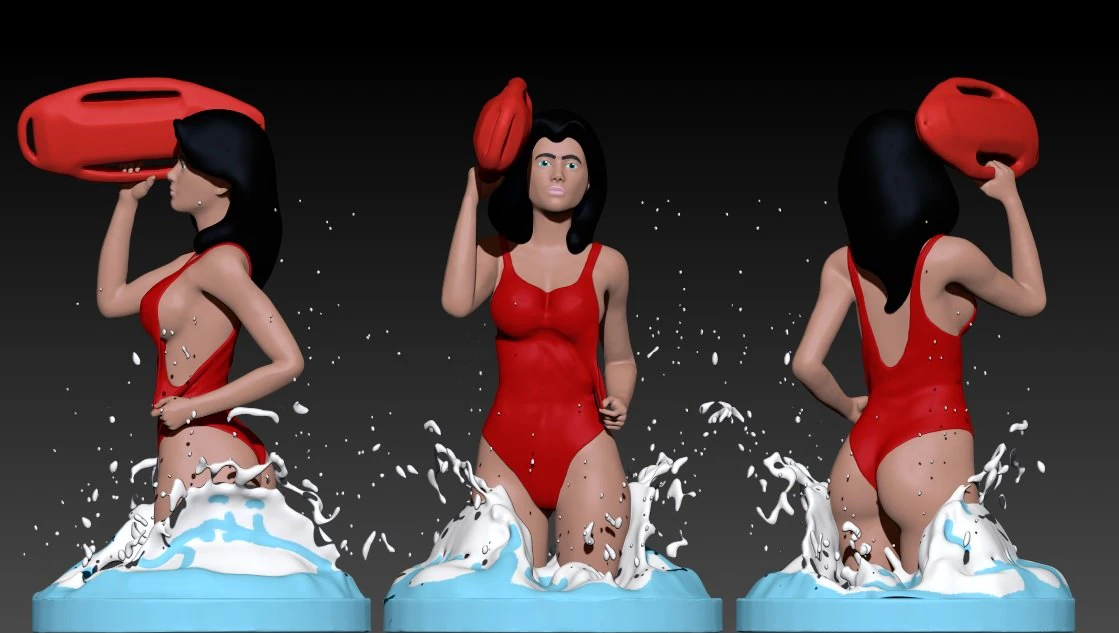 malibu stessy 3D Print Model .c4d .max .obj .3ds .fbx .stl .blend 