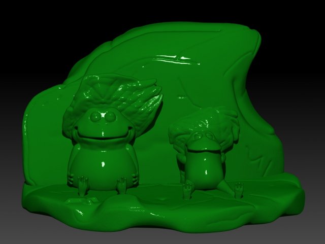 pancho and rancho 3D Druckmodell .c4d .max .obj .3ds .fbx .stl .blend 