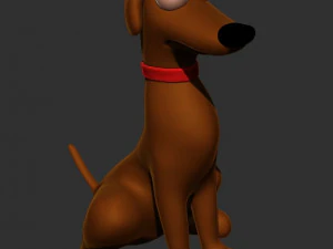 Simpsons pequeno Papai Noel Modelo de Impressão 3D