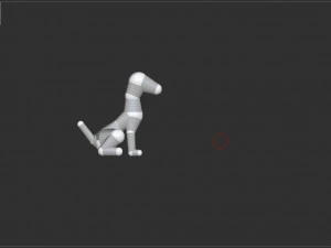 Simpsons little santa 3D Print Model