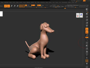 Simpsons little santa 3D Print Model