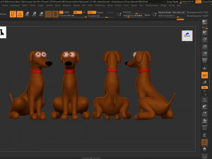 Simpsons little santa Modèles 3D en vedette
