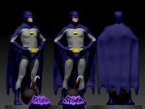 Batman 1966 -Adam West- 3D Print Model