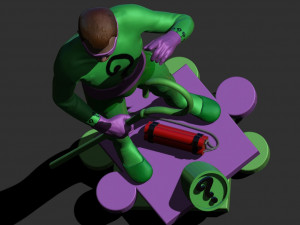 THE RIDDLER 66 -FRANK GORSHIN- 3D Baskı Modeli